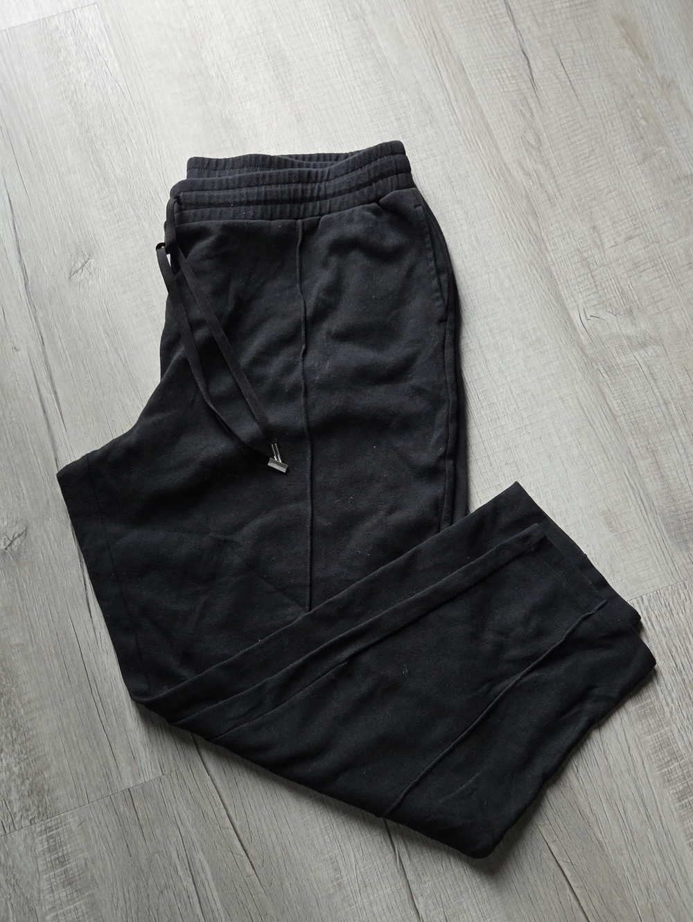 Terra & Sky Black Drawstring Pants 1X